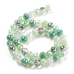 Гальванические стеклянные бусины&nbsp;X-GLAA-Z006-01C