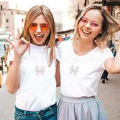 Бабочка исправление стекло горный хрусталь DIY-WH0453-71A-01