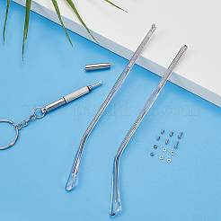 Аксессуары для ножек очков из сплава&nbsp;FIND-GA0007-35B