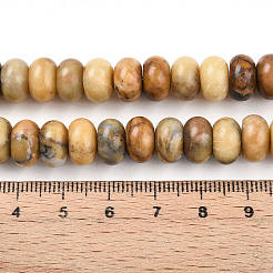 Природные желтые опал бусины пряди G-T140-74