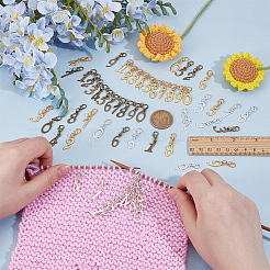 33шт набор инструментов для вязания своими руками № 0~9 HJEW-BC00067