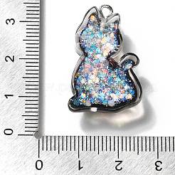 Прозрачные смоляные подвески&nbsp;RESI-Q019-01C