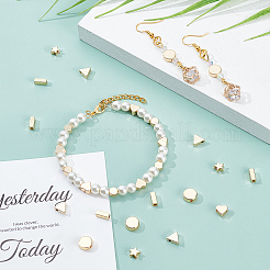 36 шт. 6 латунных бусины и разделительные бусины&nbsp;KK-BC0002-26G