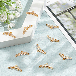 10 шт. латунные микро кубические циркониевые компоненты люстры соединения&nbsp;KK-GO0002-05