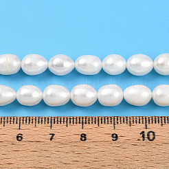 Нити из натурального культивированного пресноводного жемчуга PEAR-N012-07W