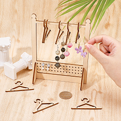 Деревянный дисплей серьги стенды&nbsp;EDIS-WH0035-03D