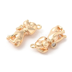 Латунь со стеклянными подвесками KK-G468-35G