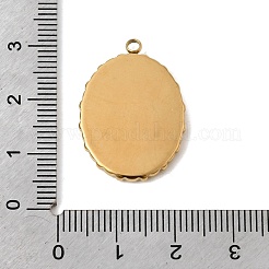 Подвески из нержавеющей стали 304 с эмалью&nbsp;STAS-B128-35G