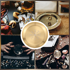 Подставка для свечей из нержавеющей стали&nbsp;AJEW-WH20019-90B