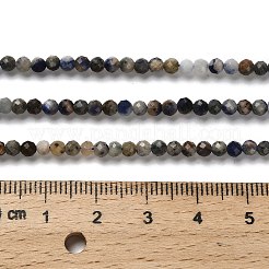 Природный содалит бисер нитей G-RM2025-A19-3mm