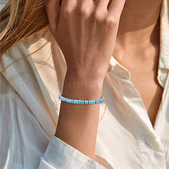 2 нити окрашенных синтетических бирюзовых бусин&nbsp;G-DC0001-62