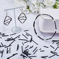 1800 шт. 9 вида стеклянных витых бусин SEED-CN0001-46