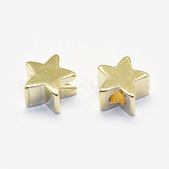 Долговечные латунные бусины&nbsp;KK-K193-A-056G-NF