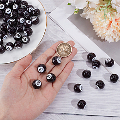 60 шт. Непрозрачные акриловые бусины&nbsp;OACR-SP0001-12