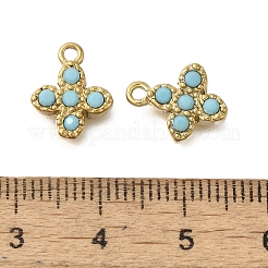 Синтетические бирюзовые чары&nbsp;LS-STAS-U027-09G-03