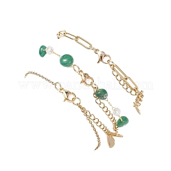 Цепочка из 3 слоя BJEW-JB12459-01