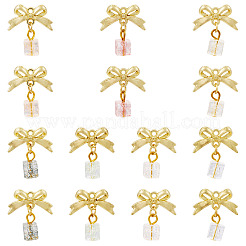 14 шт. 7-цветные запекаемые краски ручной работы подвески в виде коростеля PALLOY-TA00156