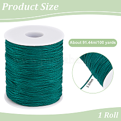 1 рулон 100 ярда круглой нейлоновой плетеной нити&nbsp;NWIR-PH0002-22G