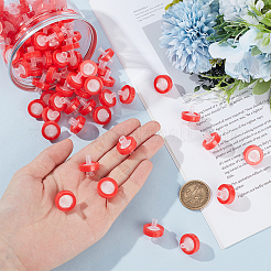 100 шт. пластиковый фильтр для шприца&nbsp;AJEW-WH0752-495