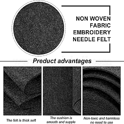 Нетканые ткани вышивка иглы войлока для DIY ремесел&nbsp;DIY-WH0156-92F