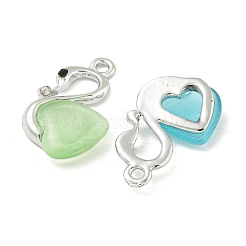 Подвески со стразами из сплава с ультрафиолетовым покрытием&nbsp;FIND-M033-19P