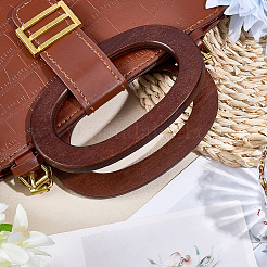 2 шт. деревянная ручка для аксессуаров для сумок ручной работы&nbsp;FIND-CL0001-46