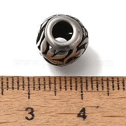 Европейские бусины из нержавеющей стали 304 STAS-D191-08B-AS