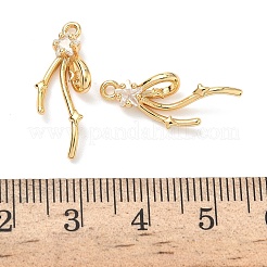 Латунные микро проложить кубического циркония подвески&nbsp;KK-A281-21G-01