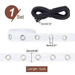 5 ярд хлопчатобумажной ленты с узором «елочка» SRIB-GA0001-04A