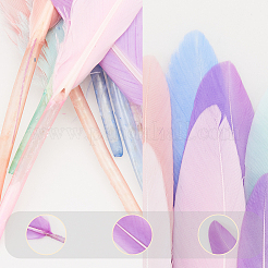 130шт натуральное перо&nbsp;DIY-GF0010-20