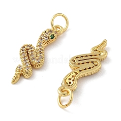 Латунные микро проложить кубического циркония подвески&nbsp;KK-C092-03G