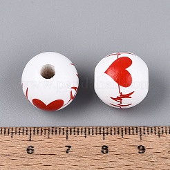 Набивные шима деревянные бусины&nbsp;WOOD-T033-07M