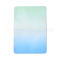 Двухцветные прямоугольные пластиковые подарочные пакеты с замком-молнией OPP-C003-01B-02