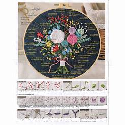 Набор для вышивки букета своими руками DIY-O021-14B