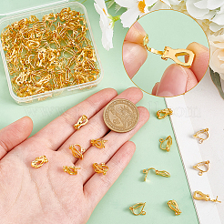 Латунные клипсы серьги&nbsp;FIND-PH0002-54B