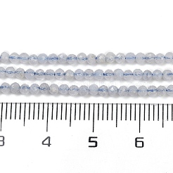 Натуральный голубой кружевной агат бисер нитей G-Z074-A01-03