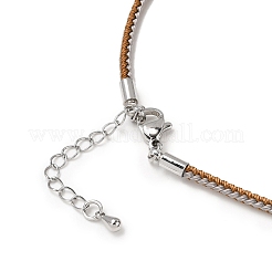 Изготовление ожерелья из плетеного нейлонового шнура толщиной 2.5 мм FIND-G095-01P-03