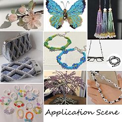 200г 8 стиля 12/0 стеклянных бисера SEED-PH0001-35