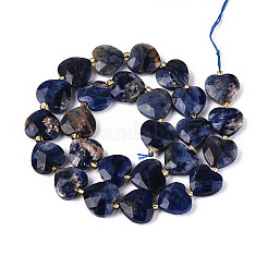 Природный содалит бисер нитей&nbsp;G-P592-B08-01