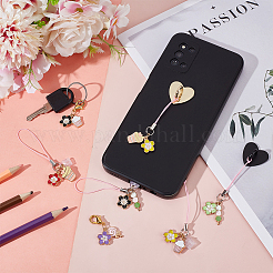 Эмалированные ремешки для мобильных телефонов и подвесные украшения&nbsp;HJEW-OC00049