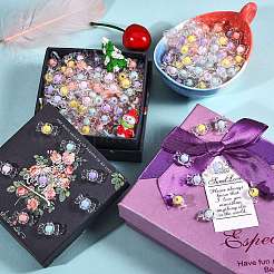 Прозрачные акриловые бусины TACR-SZ0001-04