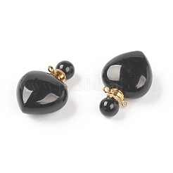 Натуральный черный агат подвески&nbsp;G-H252-C01