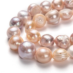 Нити из натурального культивированного пресноводного жемчуга PEAR-L033-41A-01