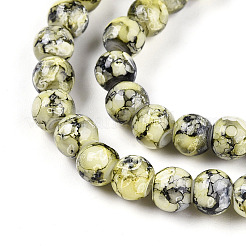 Выпечка окрашенные стеклянные бусины&nbsp;X1-DGLA-N003-6mm-A04