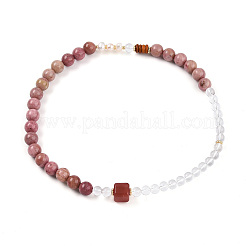 Круглые браслеты с бусинами из натурального пресноводного жемчуга BJEW-T022-07