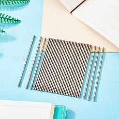 50 шт. 201 нержавеющая сталь шариковая ручка с выдвижным штифтом FIND-BT0001-36