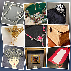 100шт. 4 набора железных филигранных столярных инструментов IFIN-PH0002-18P