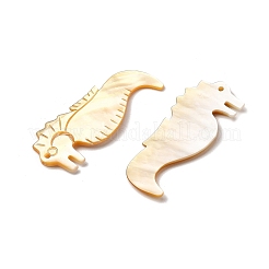 Подвески из натуральной желтой оболочки SHEL-B003-11