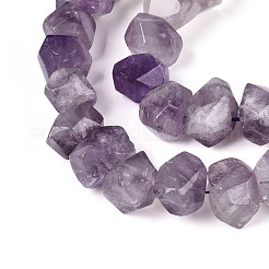 Природный аметист нитей бисера&nbsp;G-N347-18A-01