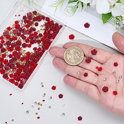 150 шт. кабошоны из смолы и страз&nbsp;DIY-SP0005-87